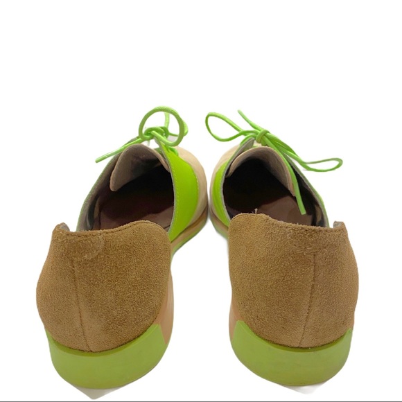 Camper Bowie Beige Nubuck Casual Lace Up Oxfords - Picture 5 of 6